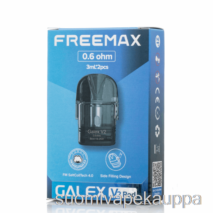 Vape Netistä Freemax Galex V2 Vaihtokotelot 0.6ohm Galex V2 Podit